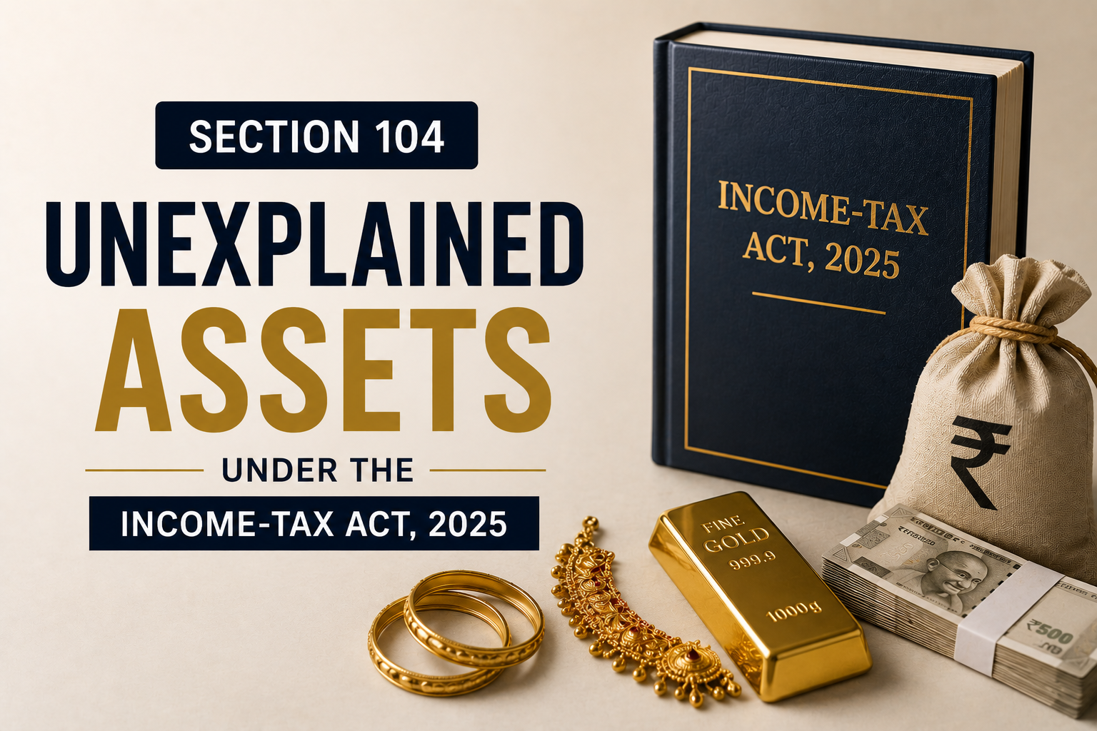 Section 104: Unexplained Assets Under The Income-tax Act, 2025